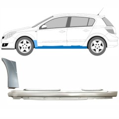 Voll schweller + Reparaturblech Kotflügel vorne für Opel Astra H 2003-2014 / Links / Satz 11162