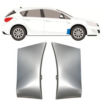 Reparaturblech Kotflügel vorne für Opel Astra J 2009-2015 / Links+Rechts / Satz 17167