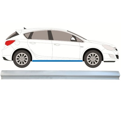 Reparaturblech Schweller für Opel Astra J 2009-2015 / Links = Rechts (symmetrisch) 15220