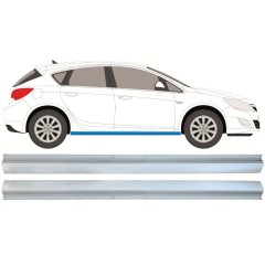 Reparaturblech Schweller für Opel Astra J 2009-2015 / Links = Rechts (symmetrisch) / Satz 15221