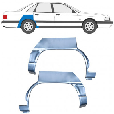 AUDI 100 C3 1982-1991 RADLAUF REPARATURBLECH / SATZ