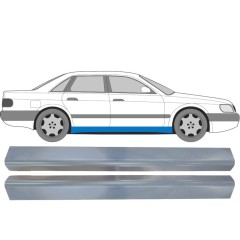 Reparaturblech Schweller für Audi 100 C4 1990-1994 / Links = Rechts (symmetrisch) / Satz 9504