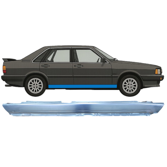 Voll schweller für Audi 80 B2 1978-1986 / Rechts 9114