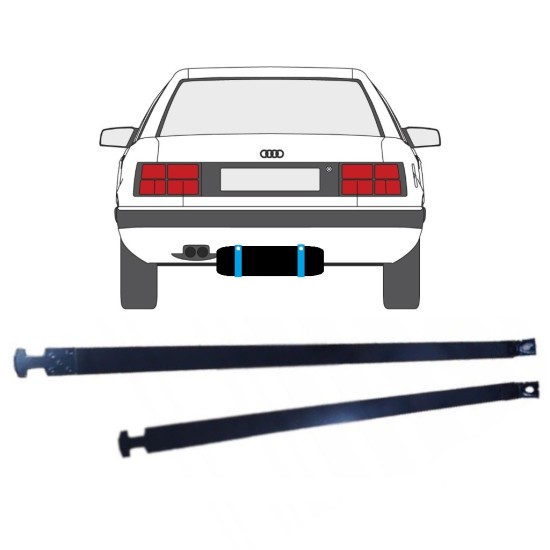 Tankhalterung Kraftstofftank für Audi 100 C3 1982-1990 14955 Tankhalterung Kraftstofftank für Audi 100 C3 1982-1990 14955