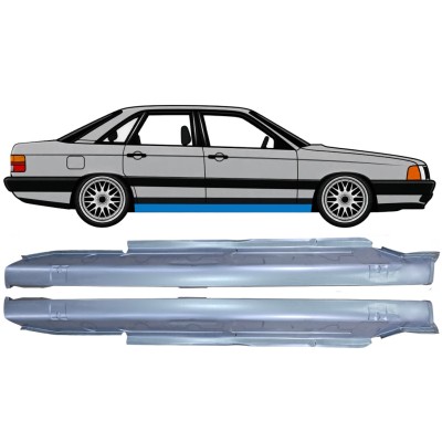 Voll schweller für Audi 100 C3 1982-1990 / Links+Rechts / Satz 6418