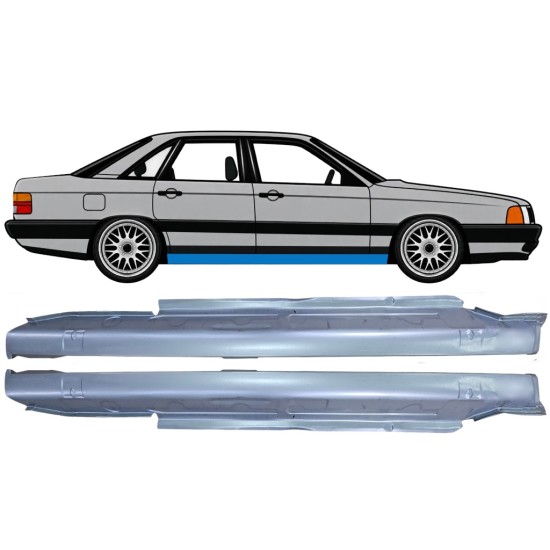 Voll schweller für Audi 100 C3 1982-1990 / Links+Rechts / Satz 6418