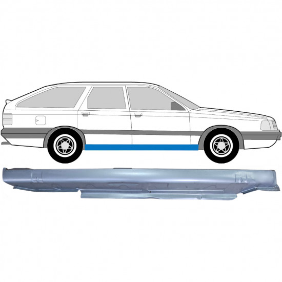 AUDI 100 C3 1982-1991 VOLL SCHWELLER REPARATURBLECH / RECHTS