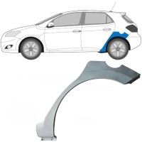 Reparaturblech Kotflügel hinten für Toyota Auris 2007-2012 / Links 16854