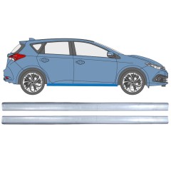 Reparaturblech Schweller für Toyota Auris 2013-2018 / Links+Rechts / Satz 12449