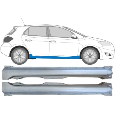 Voll schweller für Toyota Auris 2007-2012 / Links+Rechts / Satz 15091