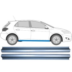 Reparaturblech Schweller für Toyota Auris 2007-2012 / Links+Rechts / Satz 11379