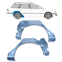 Reparaturblech Kotflügel hinten für Toyota Avensis T22 1997-2003 / Links+Rechts / COMBI / Satz 9813