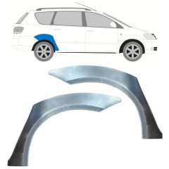 Reparaturblech Kotflügel hinten für Toyota Avensis Verso 2001-2011 / Links+Rechts / Satz 15878