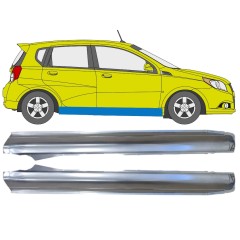 Voll schweller für Chevrolet Aveo 2006-2011 / Links+Rechts / HATCHBACK / Satz 14557