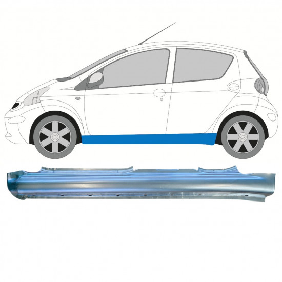 TOYOTA AYGO 2005- SCHWELLER REPARATURBLECH / LINKS