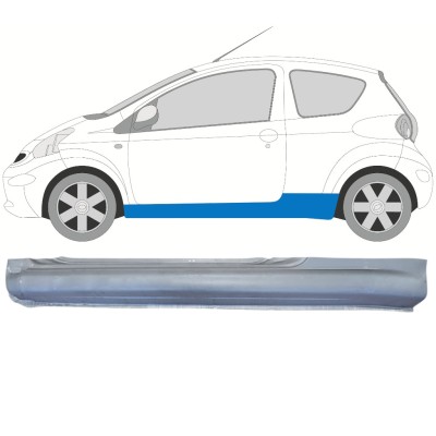 Voll schweller für Toyota Aygo 2005-2012 / Links 14559