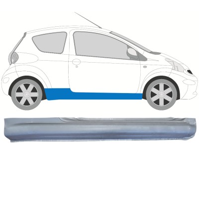 Voll schweller für Toyota Aygo 2005-2012 / Rechts 14558