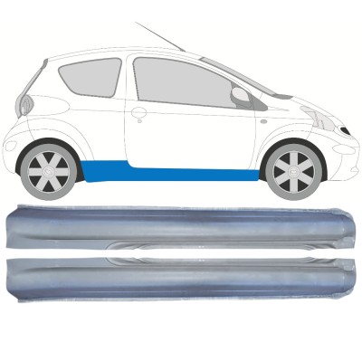 Voll schweller für Toyota Aygo 2005-2012 / Links+Rechts / Satz 14560