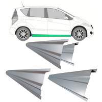 MERCEDES A-CLASS 2004-2012 INNEN + AUSSEN SCHWELLER REPARATURBLECH / RECHTS = LINKS