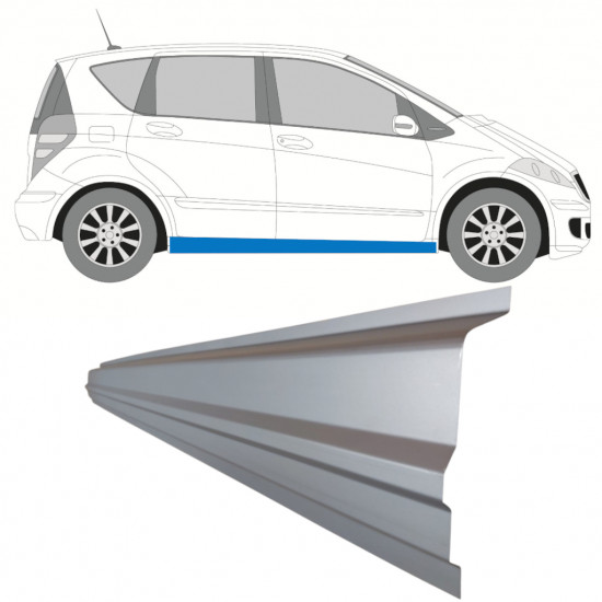 MERCEDES A-CLASS 2004-2012 SCHWELLER REPARATURBLECH / RECHTS = LINKS