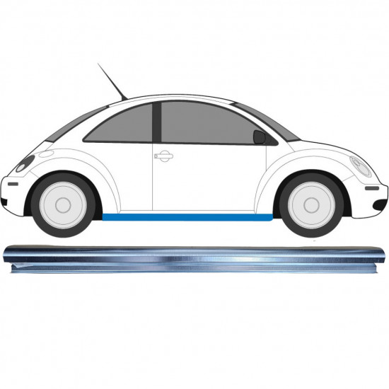 VOLKSWAGEN NEW BEETLE 1998-2005 SCHWELLER REPARATURBLECH / RECHTS = LINKS