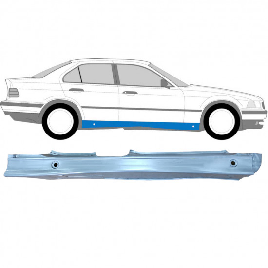 BMW 3 E36 1990-2000 VOLL SCHWELLER REPARATURBLECH / RECHTS