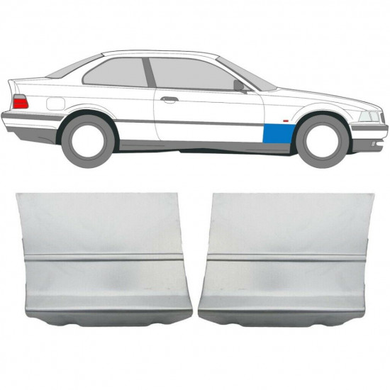 BMW E36 3 COUPE 1990-2000 VORNE KOTFLÜGEL REPARATURBLECH / PAAR