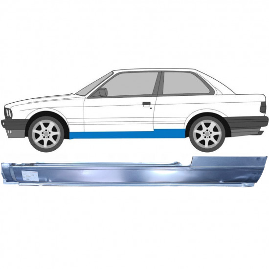 BMW 3 E30 1982-1994 2 TÜR VOLL SCHWELLER REPARATURBLECH / LINKS