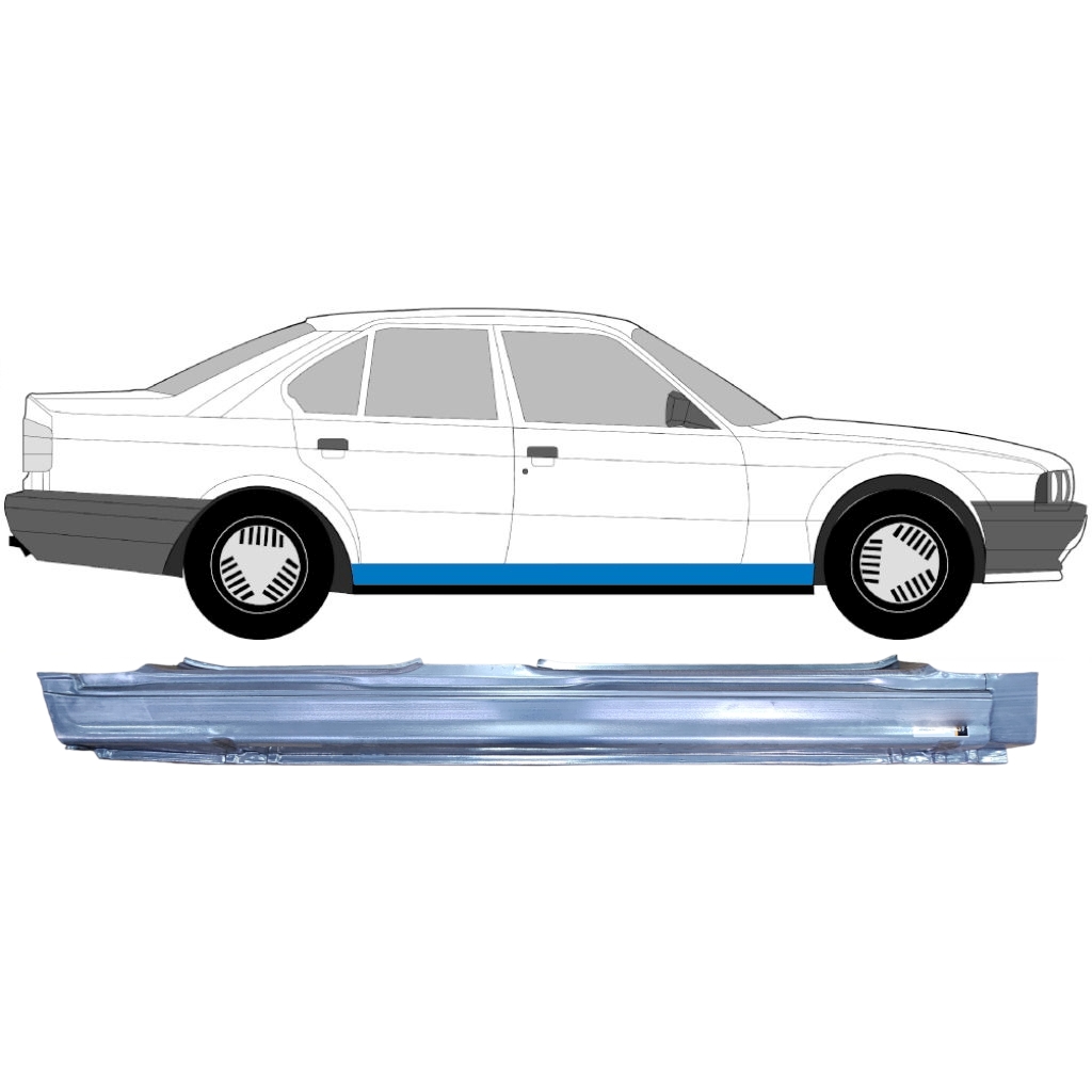 BMW 5 E34 1987-1996 LIMOUSINE KOMBI VOLL SCHWELLER REPARATURBLECH / PAAR