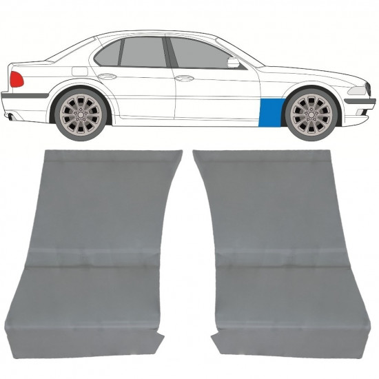 BMW 7 E38 1994-2001 VORNE KOTFLÜGEL REPARATURBLECH / SATZ