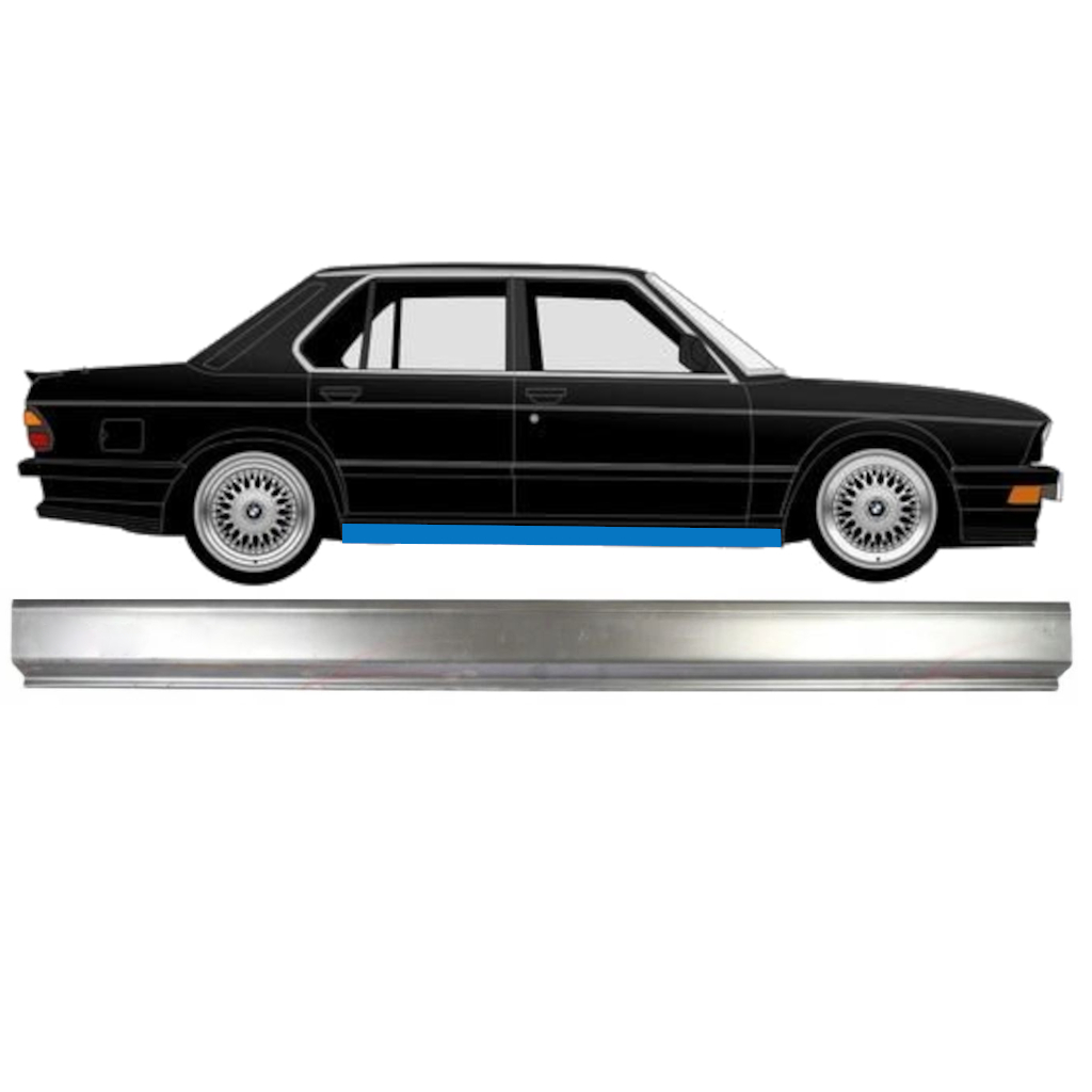 Bmw 5 E28 1981-1987 Schweller Reparaturblech / Rechts = Links - EasyParts