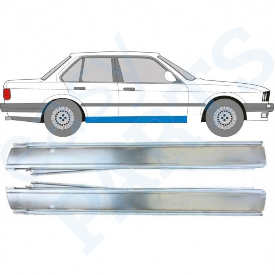 BMW 3 E30 1982-1994 4 TÜR VOLL SCHWELLER REPARATURBLECH / SATZ