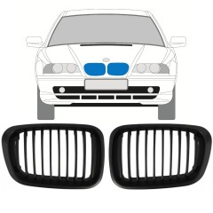 Kühlergrill für BMW 3 E46 1998-2006 / Links+Rechts / Satz 11128
