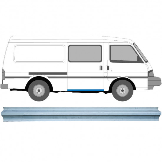 MAZDA BONGO E-SERIES 1984-1998 SCHIEBETÜR SCHWELLER REPERATURBLECH