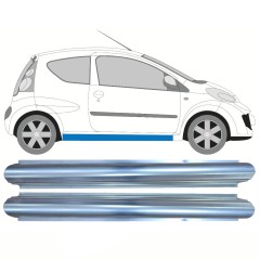 Reparaturblech Schweller für Citroen C1 2005-2012 / Links+Rechts / Satz 10711