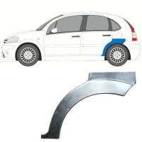 Reparaturblech Kotflügel hinten für Citroen C3 2002-2010 / Links 14768