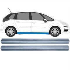 Reparaturblech Schweller für Citroen C4 Picasso 2006-2013 / Links+Rechts / Satz 11915