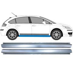 Reparaturblech Schweller für Citroen C4 2004-2011 / Links = Rechts (symmetrisch) / Satz 9520