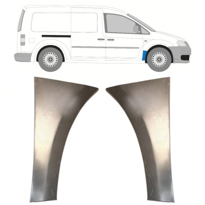 Reparaturblech Kotflügel vorne für Volkswagen Caddy 2004-2020 / Links+Rechts / Satz 14698