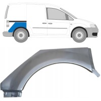 Reparaturblech Kotflügel hinten für Volkswagen Caddy 2004-2020 / Rechts 15160