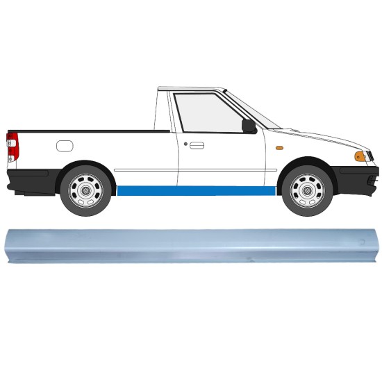 Reparaturblech Schweller