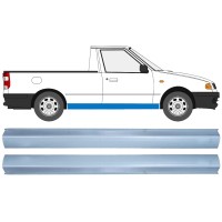 Reparaturblech Schweller für Volkswagen Caddy 1995-2004 / Links = Rechts (symmetrisch) / PICKUP / Satz 16186
