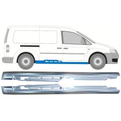 Voll schweller für Volkswagen Caddy 2004-2020 / Links+Rechts / Satz 10993