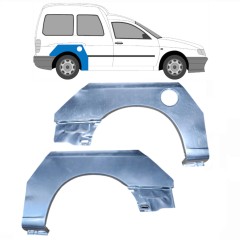 Reparaturblech Kotflügel hinten für Seat Inca 1995-2004 / Links+Rechts / Satz 13263
