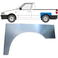 Reparaturblech Kotflügel hinten für Volkswagen Caddy 1995-2004 / Links / PICKUP 16329