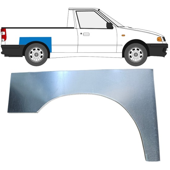 Reparaturblech Kotflügel hinten