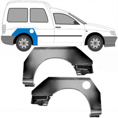 VW CADDY SEAT INCA 1995-2004 RADLAUF REPARATURBLECH / SATZ