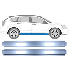 Reparaturblech Innen-Schweller für Dodge Caliber 2006-2013 / Links = Rechts (symmetrisch) / Satz 10087
