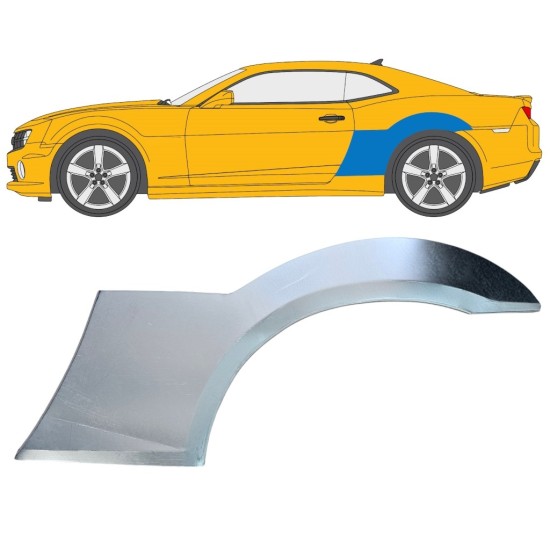 Reparaturblech Kotflügel hinten für Chevrolet Camaro 2009-2015 / Links 16332