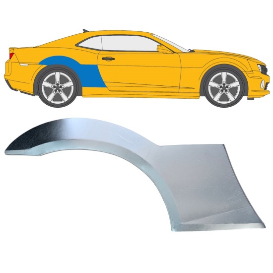 Reparaturblech Kotflügel hinten für Chevrolet Camaro 2009-2015 / Rechts 16331